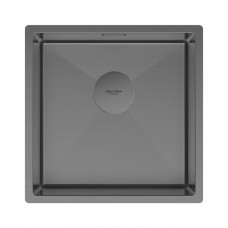 Мойка нерж. сталь NEXT 44 UNI, PM214444-BS, вороненая сталь, 440х440мм, Paulmark 1,2мм