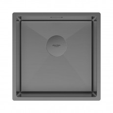 Мойка нерж. сталь NEXT 44 UNI, PM214444-BS, вороненая сталь, 440х440мм, Paulmark 1,2мм