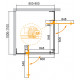 Душевой уголок CEZARES SLIDER-AH-2-80/90-100/110-GRIGIO-BORO Душевой уголок CEZARES SLIDER-AH-2-80/90-100/110-GRIGIO-BORO