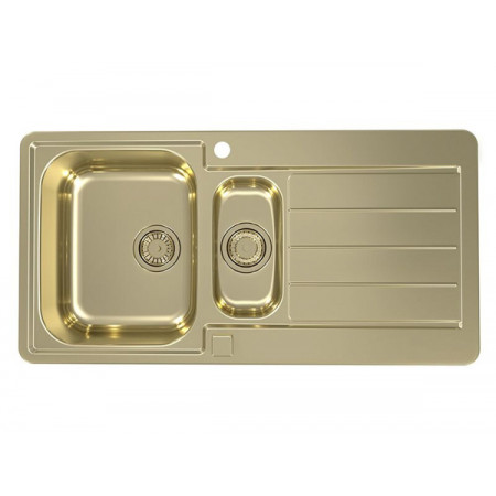Мойка Alveus Line Monarch 10 Gold нерж сталь (980 х 500) Золотая Мойка Alveus Line Monarch 10 Gold нерж сталь (980 х 500) Золотая