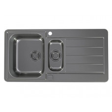 Мойка Alveus Line Monarch 10 Anthracite нерж сталь (980 х 500) Темная сталь