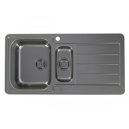 Мойка Alveus Line Monarch 10 Anthracite нерж сталь (980 х 500) Темная сталь Мойка Alveus Line Monarch 10 Anthracite нерж сталь (980 х 500) Темная сталь