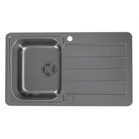 Мойка Alveus Line Monarch 20 Anthracite нерж сталь (860 х 500) Темная сталь