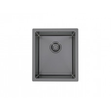 Мойка Под столешницу Alveus Quadrix Monarch 20 Anthracite нерж сталь (390 х 450) Темная сталь