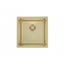 Мойка Под столешницу Alveus Quadrix Monarch 30 Gold нерж сталь (450 х 450) Золотая