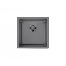 Мойка Под столешницу Alveus Quadrix Monarch 30 Anthracite нерж сталь (450 х 450) Темная сталь