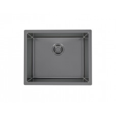 Мойка Под столешницу Alveus Quadrix Monarch 50 Anthracite нерж сталь (550 х 450) Темная сталь