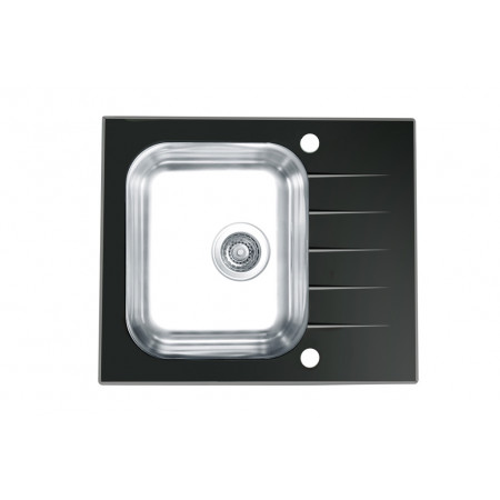 Мойка Alveus Vitro 10 Ral9005-90 комби (600 х 500) Стальная/Чёрная Мойка Alveus Vitro 10 Ral9005-90 комби (600 х 500) Стальная/Чёрная
