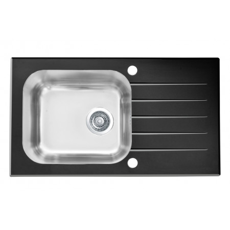 Мойка Alveus Vitro 20 Ral9005-90 комби (780 х 430) Стальная/Чёрная Мойка Alveus Vitro 20 Ral9005-90 комби (780 х 430) Стальная/Чёрная