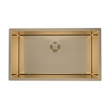 Мойка Под столешницу Alveus Quadrix Monarch 60 Bronze нерж сталь (740 х 400) Бронзовая