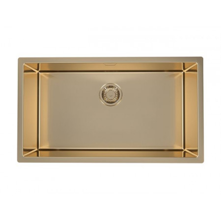 Мойка Под столешницу Alveus Quadrix Monarch 60 Bronze нерж сталь (740 х 400) Бронзовая