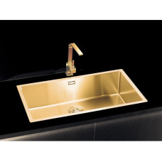 Мойка Под столешницу Alveus Quadrix Monarch 60 Bronze нерж сталь (740 х 400) Бронзовая