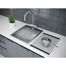 Ролл-мат круглый COLUMNA, C440-BS, брашированная нерж.сталь, 330х440мм, Paulmark