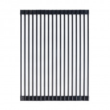 Ролл-мат круглый COLUMNA, C440-SB, силикон черный, 330х440мм, Paulmark