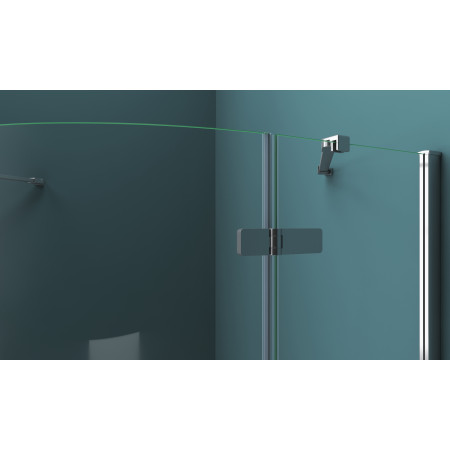 Душевой уголок BelBagno KRAFT-R-2-100-C-Cr