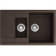Мойка кварцевая Schock Aster 60 D Cristalite 780х500 мокка Мойка кварцевая Schock Aster 60 D Cristalite 780х500 мокка