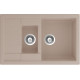 Мойка кварцевая Schock Aster 60 D Cristalite 780х500 саббиа
