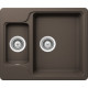 Мойка кварцевая Schock Cambridge 60 Cristalite 610x510 мокка