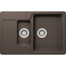Мойка кварцевая Schock Cambridge 60 D Cristalite 770x510 мокка
