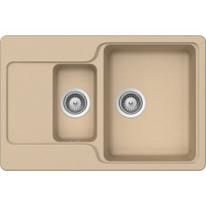 Мойка кварцевая Schock Cambridge 60 D Cristalite 770x510 лунный камень