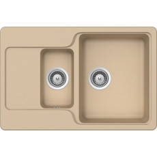 Мойка кварцевая Schock Cambridge 60 D Cristalite 770x510 лунный камень