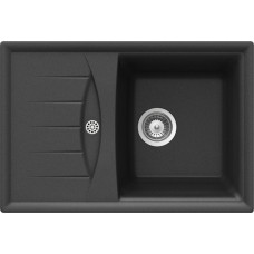 Мойка кварцевая Schock Genius 45D Small (D-100S) Cristalite 680x460 оникс