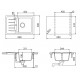 Мойка кварцевая Schock Genius 45D Small (D-100S) Cristalite 680x460 альпина Мойка кварцевая Schock Genius 45D Small (D-100S) Cristalite 680x460 альпина