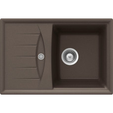 Мойка кварцевая Schock Genius 45D Small (D-100S) Cristalite 680x460 мокка