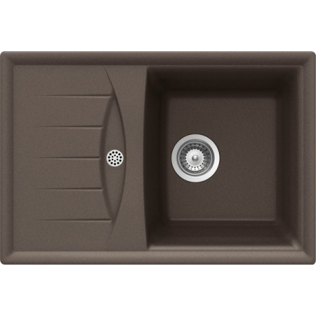 Мойка кварцевая Schock Genius 45D Small (D-100S) Cristalite 680x460 мокка