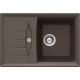 Мойка кварцевая Schock Genius 45D Small (D-100S) Cristalite 680x460 мокка