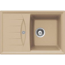 Мойка кварцевая Schock Genius 45D Small (D-100S) Cristalite 860x500 лунный камень/колорадо (распродажа)