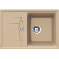 Мойка кварцевая Schock Genius 45D Small (D-100S) Cristalite 860x500 лунный камень/колорадо (распродажа)