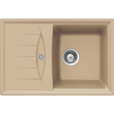 Мойка кварцевая Schock Genius 45D Small (D-100S) Cristalite 860x500 лунный камень/колорадо (распродажа)