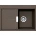 Мойка кварцевая Schock Horizont 40D Small (D-100S) Cristadur 680х500 бронза