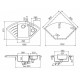 Мойка кварцевая Schock Lotus 90С (С-150) Cristadur 1082x575 магма Мойка кварцевая Schock Lotus 90С (С-150) Cristadur 1082x575 магма