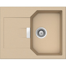 Мойка кварцевая Schock Manhattan 40 D Cristalite корз.клапан лунный камень