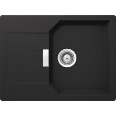 Мойка кварцевая Schock Manhattan 45 D Cristalite корз.клапан 690x510 оникс
