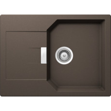 Мойка кварцевая Schock Manhattan 45 D Cristalite корз.клапан 690x510 мокка (распродажа)