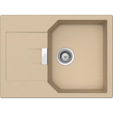 Мойка кварцевая Schock Manhattan 45 D Cristalite корз.клапан 690x510 лунный камень