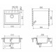 Мойка кварцевая Schock Nemo 60 (N-100) Cristalite 570x510 альпина Мойка кварцевая Schock Nemo 60 (N-100) Cristalite 570x510 альпина