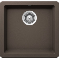 Мойка кварцевая Schock Quadro 50 (N-100S) Cristalite 450x430 мокка