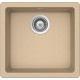 Мойка кварцевая Schock Quadro 50 (N-100S) Cristalite 450x430 лунный камень