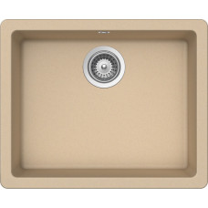 Мойка кварцевая Schock Quadro 60 (N-100) Cristalite 550x430 лунный камень