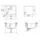 Мойка кварцевая Schock Soho 50 (N-100S) Cristadur 450x430 поларис Мойка кварцевая Schock Soho 50 (N-100S) Cristadur 450x430 поларис