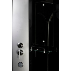 Душевая кабина Niagara Classic NG-3512-14LBKTG (120х80х210) низкий поддон(13см),стекло тонированное,3 места