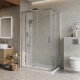 Душевой уголок BelBagno LUCE-AH-21-130/100-C-Cr Душевой уголок BelBagno LUCE-AH-21-130/100-C-Cr