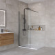 Душевая перегородка BelBagno KRAFT-L-1-70-C-NERO Душевая перегородка BelBagno KRAFT-L-1-70-C-NERO