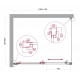 Душевой уголок BelBagno LUCE-AH-1-110/90-C-Cr Душевой уголок BelBagno LUCE-AH-1-110/90-C-Cr