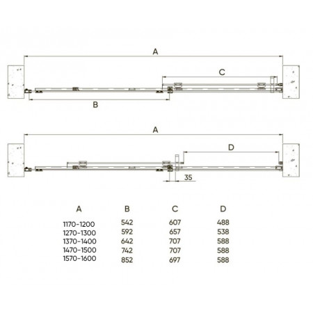 Душевая дверь Veconi Vianno VN-70GR 1400x1950 Брашированный графит стекло прозрачное VN70GR-140-01-C5 Душевая дверь Veconi Vianno VN-70GR 1400x1950 Брашированный графит стекло прозрачное VN70GR-140-01-C5