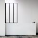 Шторка на ванну Veconi Palau PL-73BL 1200x1500 черный стекло прозрачное PL73BL-120-01-19C5 Шторка на ванну Veconi Palau PL-73BL 1200x1500 черный стекло прозрачное PL73BL-120-01-19C5